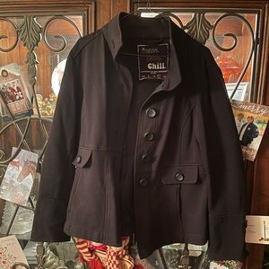 Peace Love Chill coat